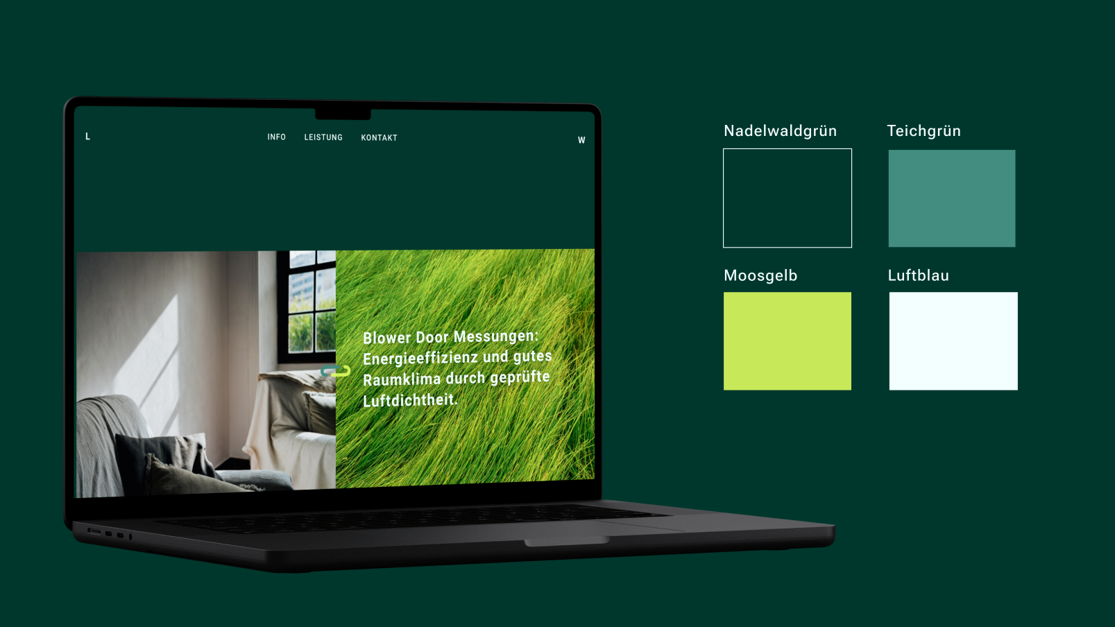 Webdesign und Corporate Farben