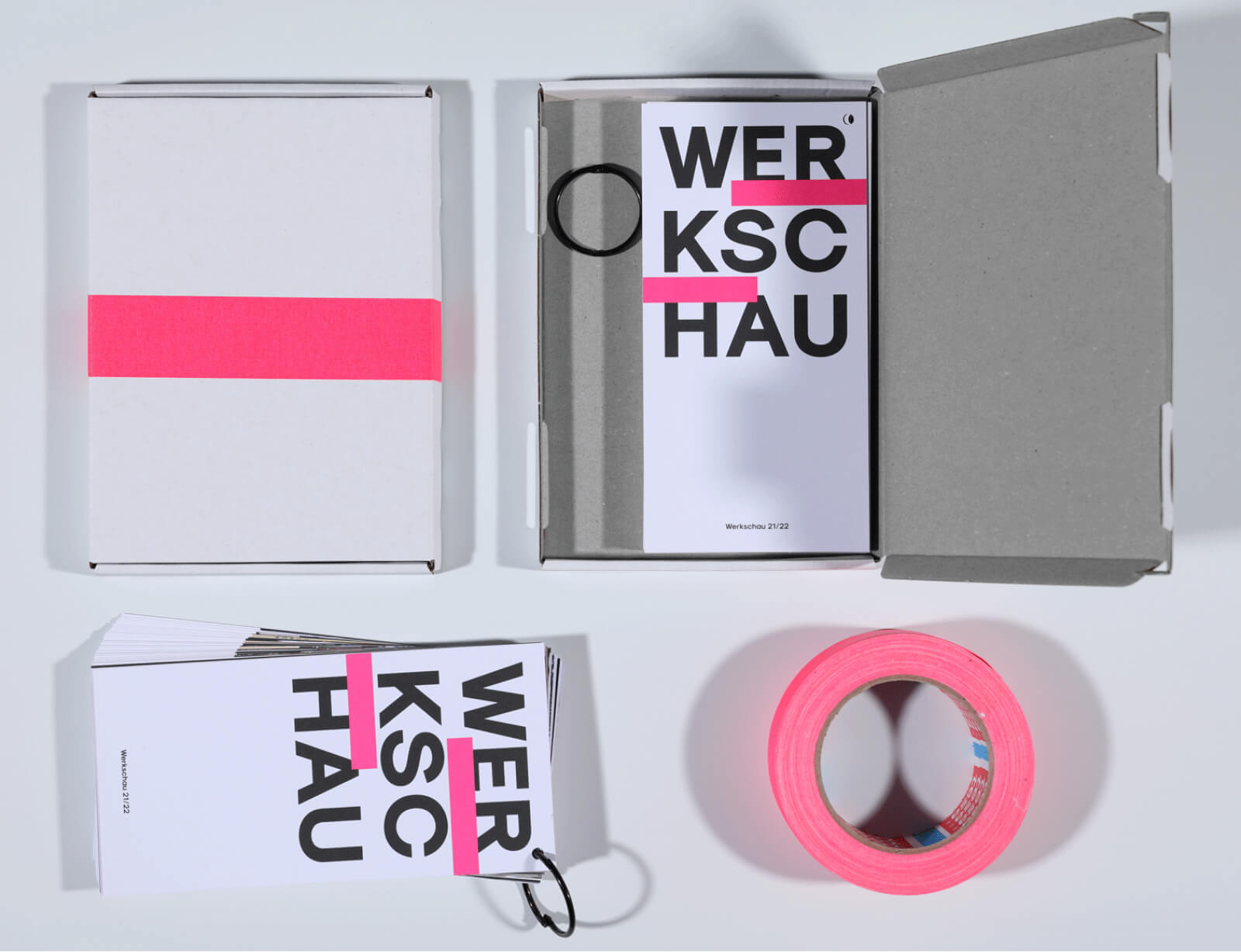 Werkschau Katalog inklusive Packaging