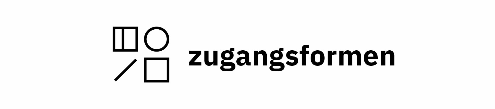 Zugangsformen Logo